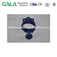 Cast/ductile iron body,wafer type butterfly valves body iron casting